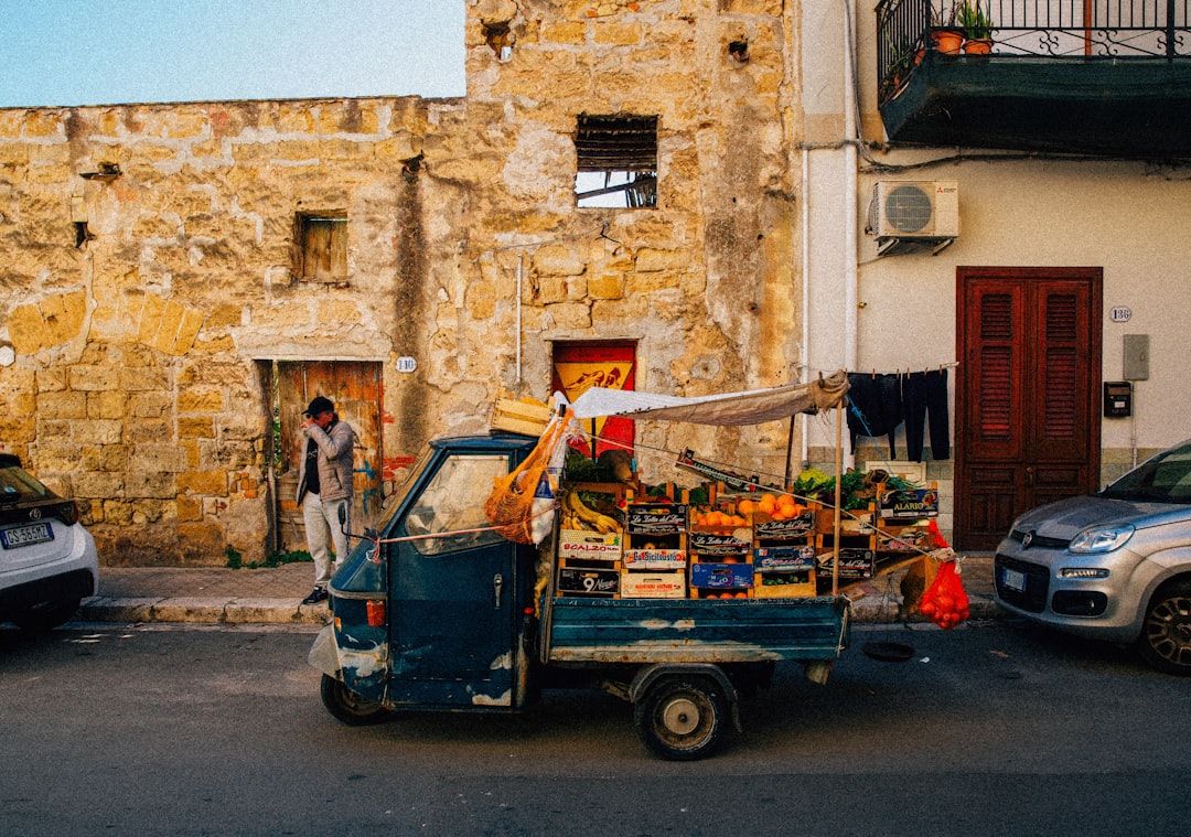 Italy street market local life